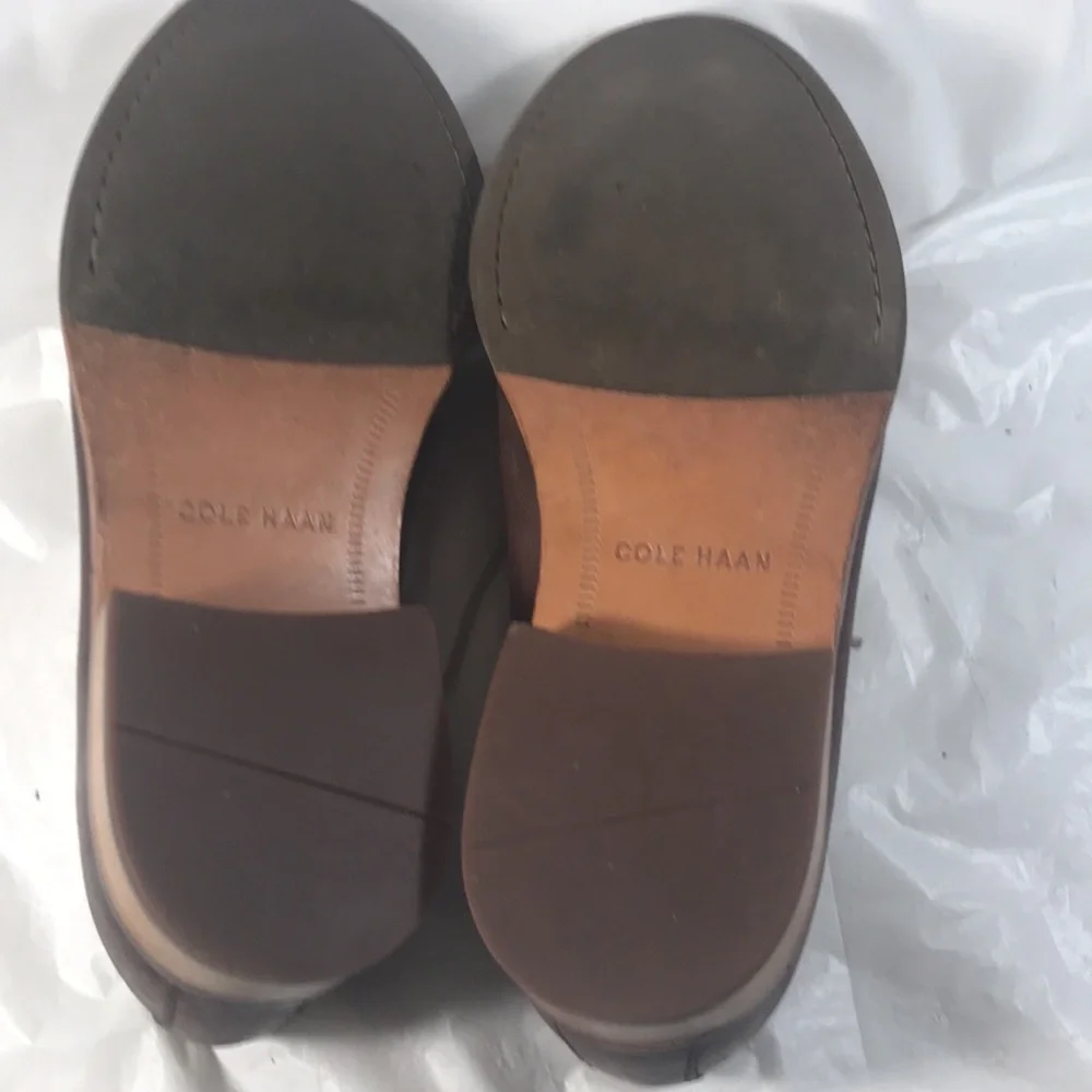 Cole Haan Men's Williams Postman Brown Leather Lace Up Oxford Derby Shoes